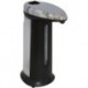 Dispensador automatico para Jabón, gel, alcohol 12,2x19,8cm 400 ml Color Negro Y Plateado